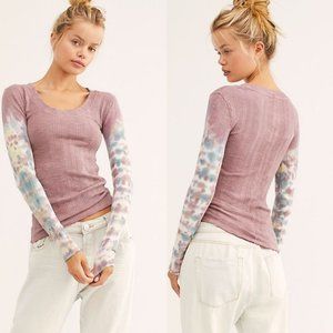 Free People Big Sur Long Sleeve Tee Misty Mountain